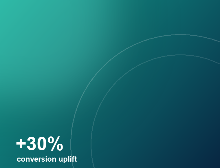 +30% conversion uplift